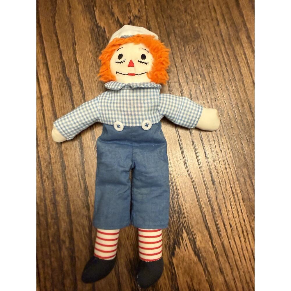 Vintage Raggedy Andy/Anne 10 In Circa 1970-1980